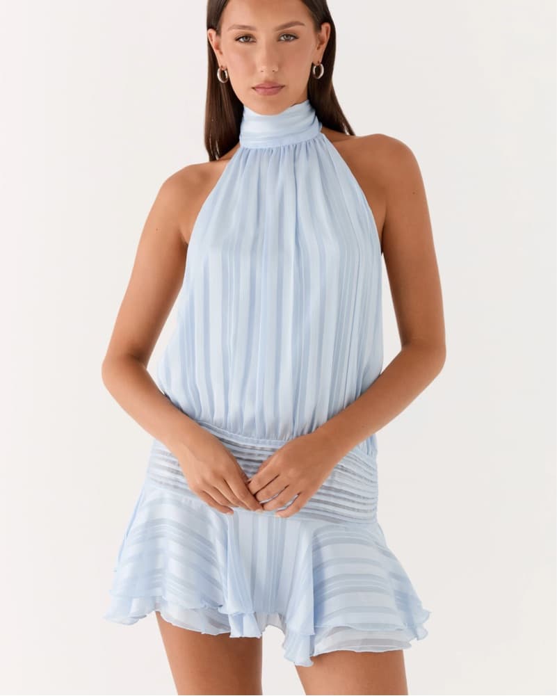Peppermayo Willow Mini Dress Blue - Image 1