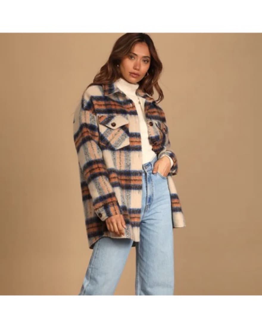 Lulus Plaid Shacket - Image 2