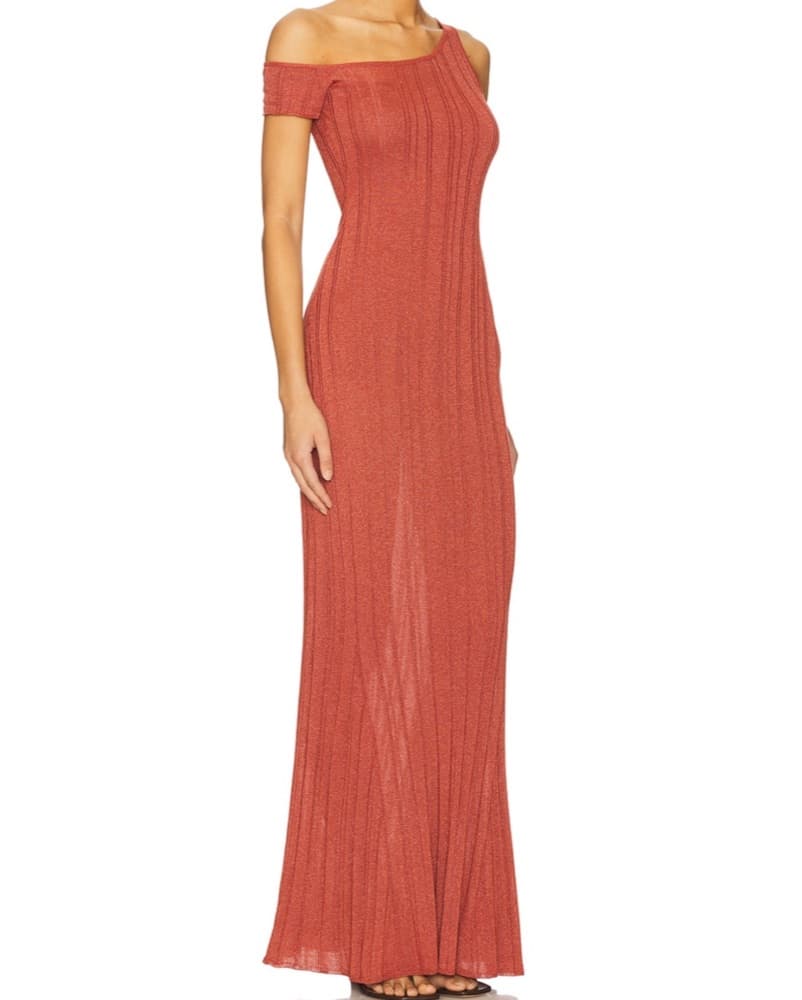 Stunning One-Shoulder Maxi Dress - Image 2