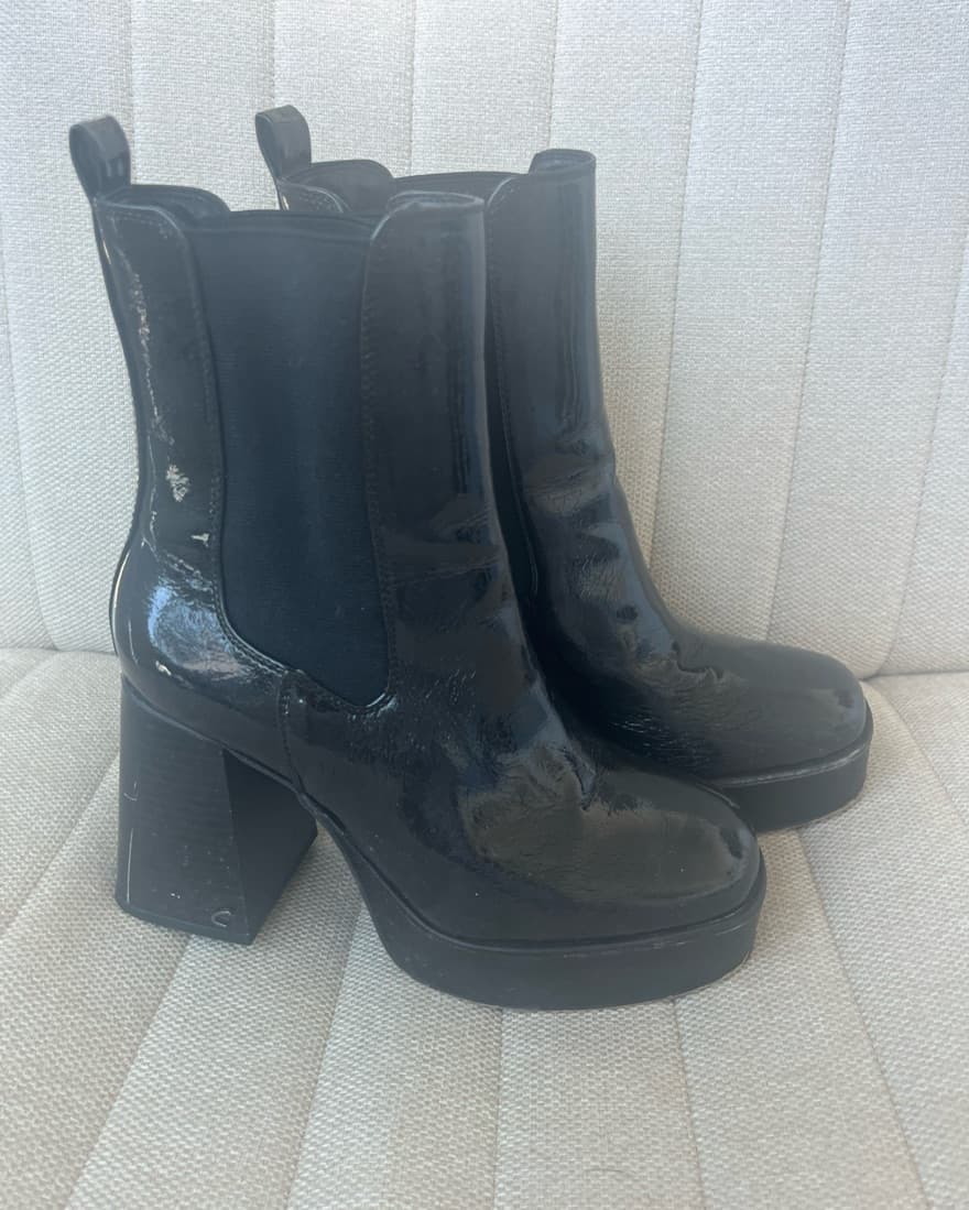 Sam Edelman Black Platform Boots - Image 3