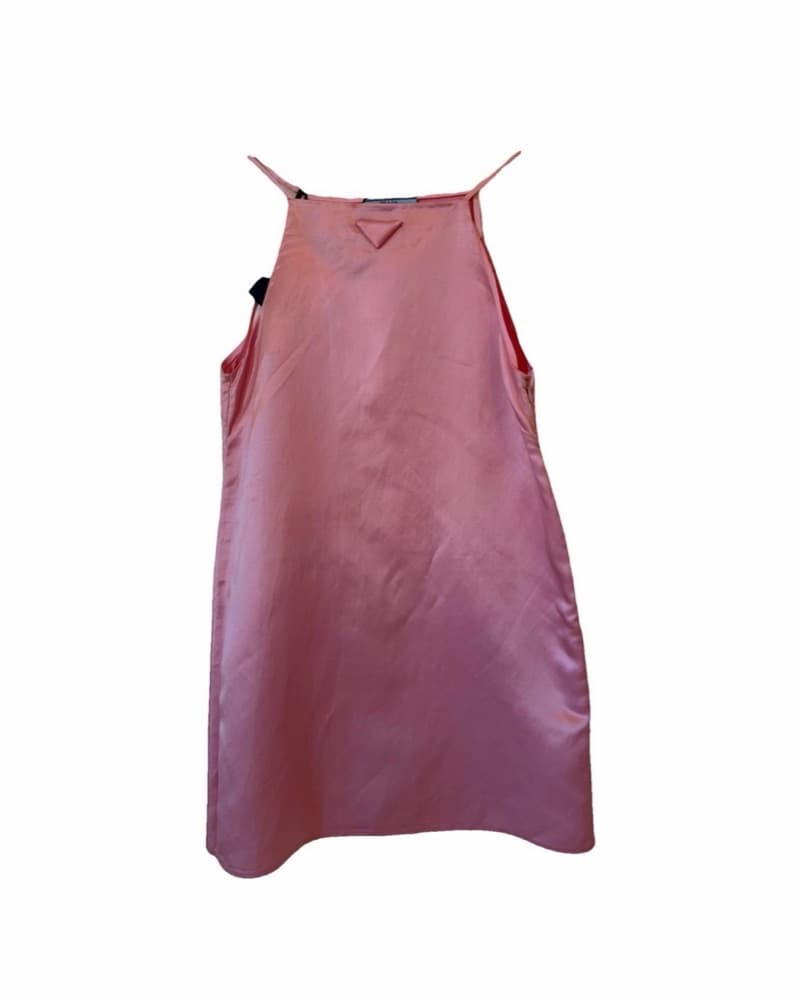 Prada Satin Mini Dress - Image 1