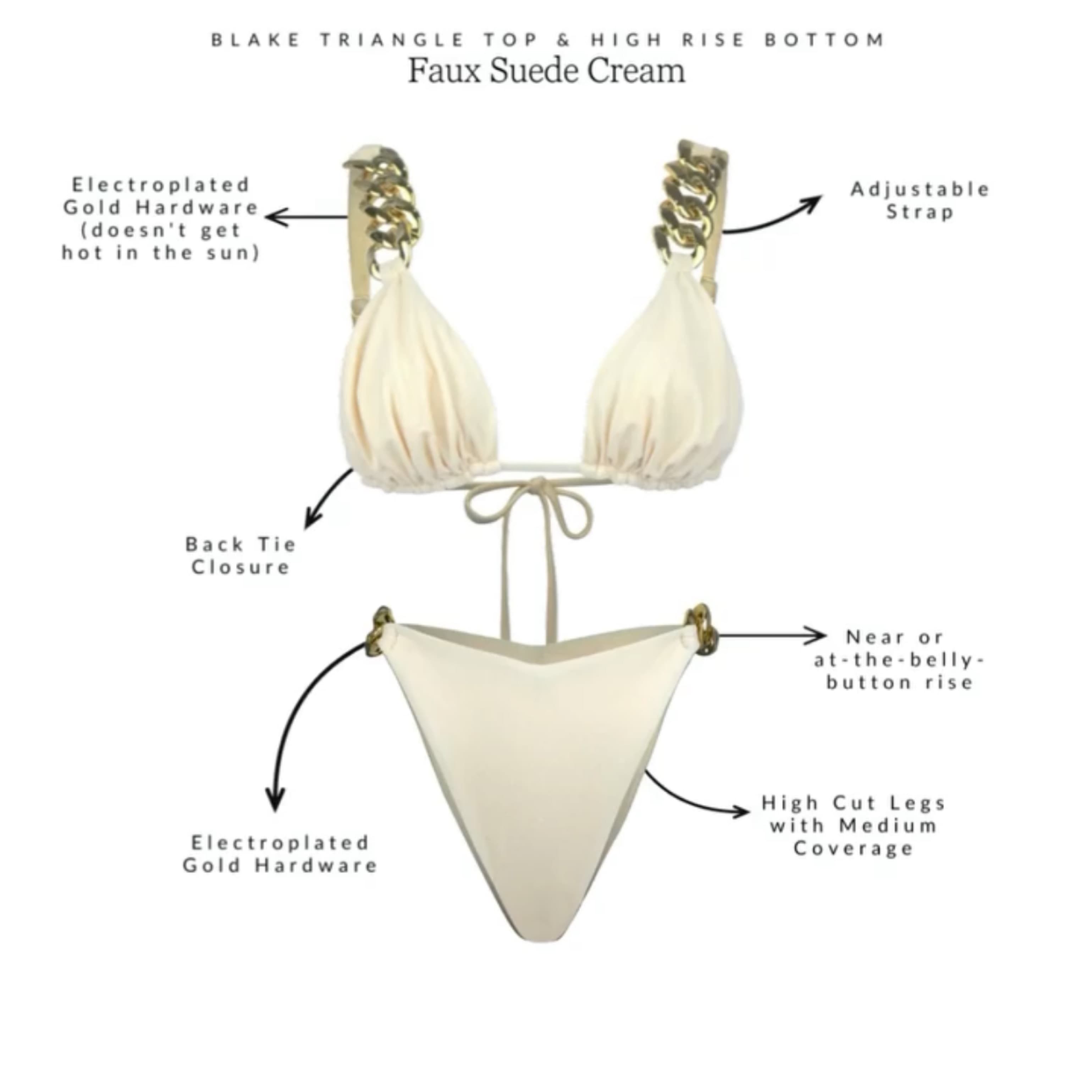 Same Swim Chain Detail Bikini - Image 2