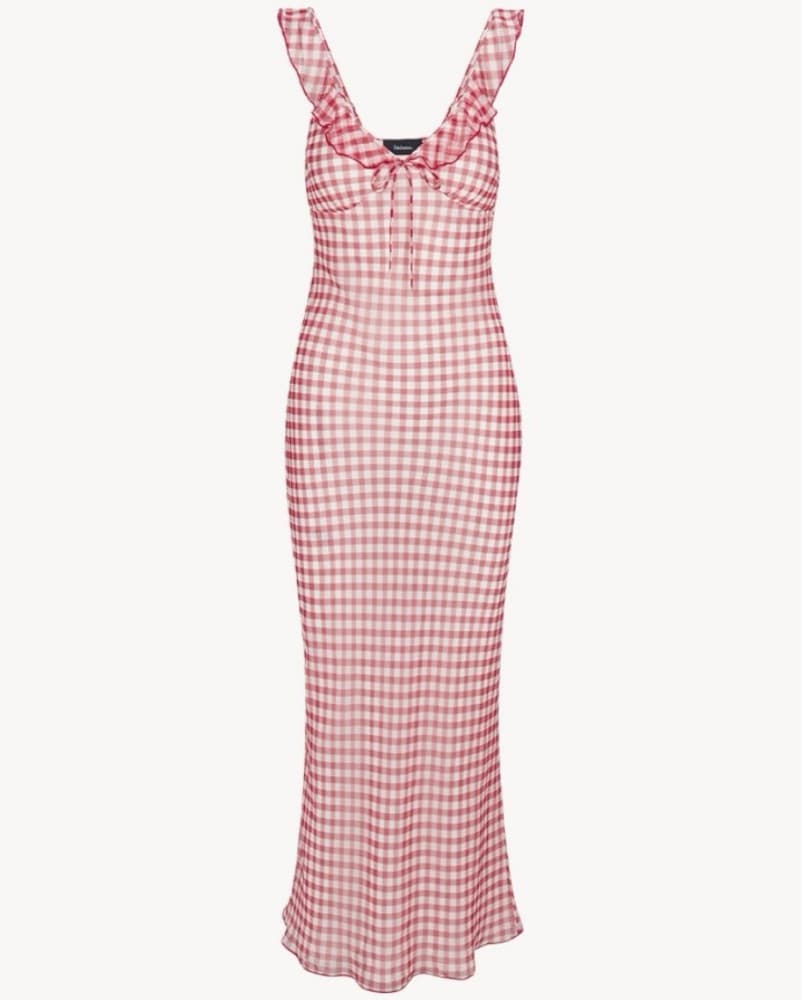 HEIDI DRESS - Rouge Gingham - Image 1