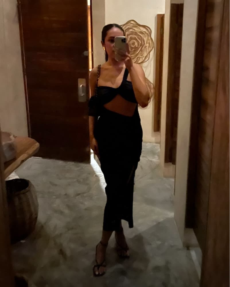 Black Going Out Cutout Dress - Image 2
