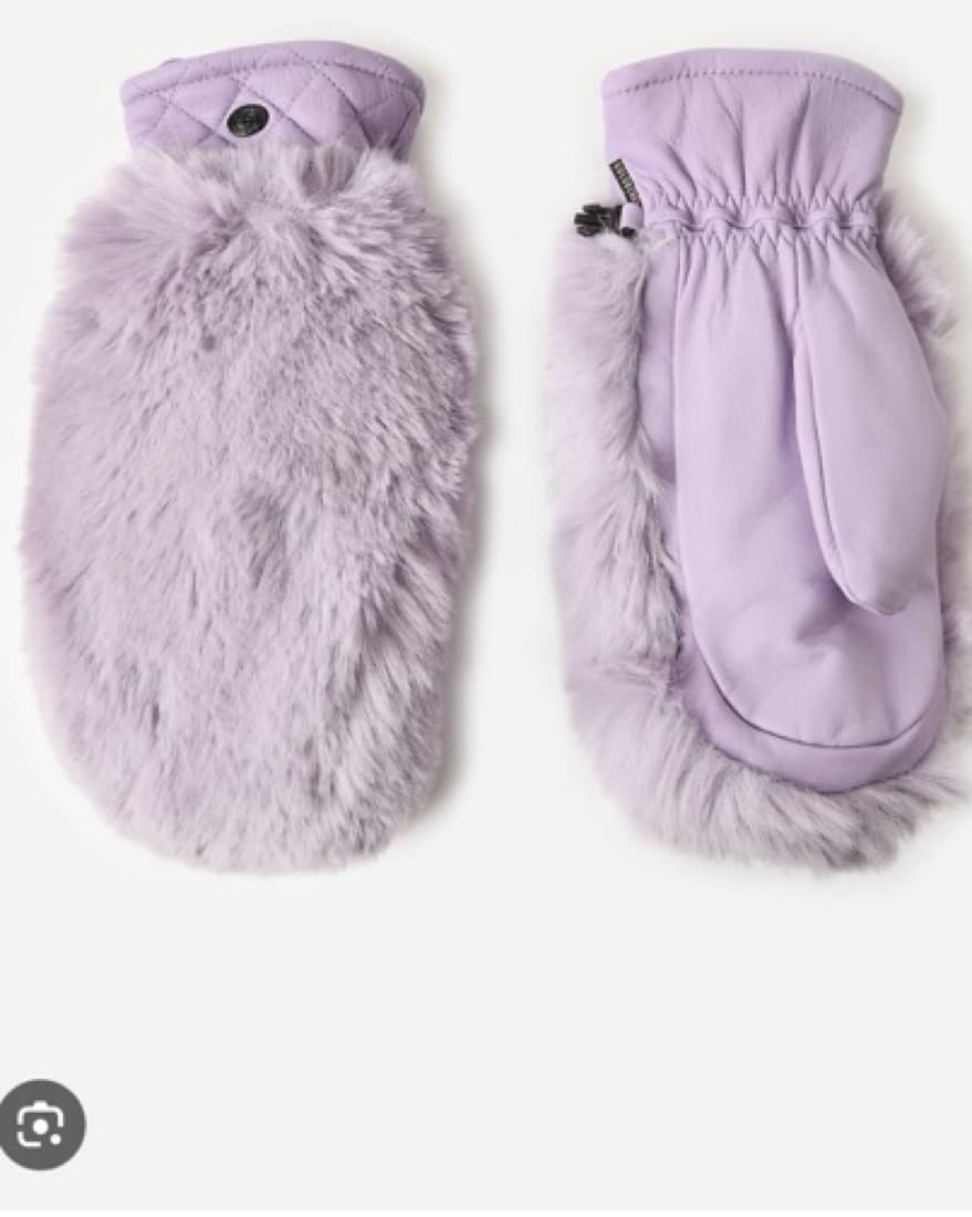 Goldbergh Faux Fur And Sherling Mittens  - Image 3