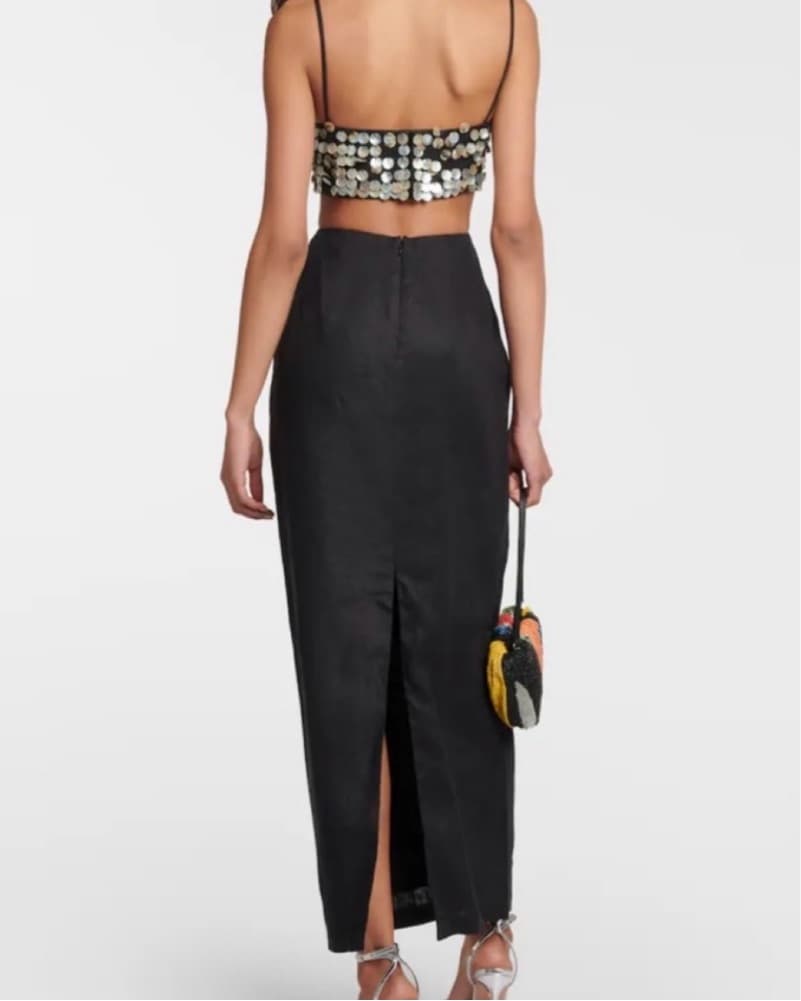Staud Maxi Sequin Jada Dress  - Image 3