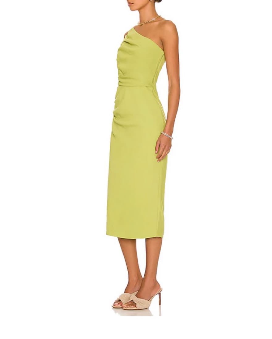 Asymmetric Gathered Dress - Image 3
