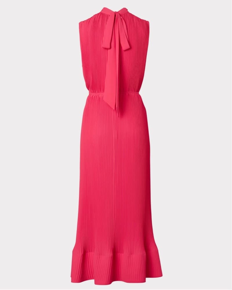 Vibrant Pleated Midi Dress - Image 2
