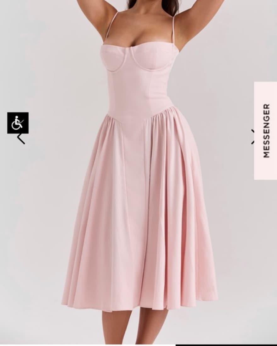 Pink House Of Cb Dress - Samaria  - Image 1
