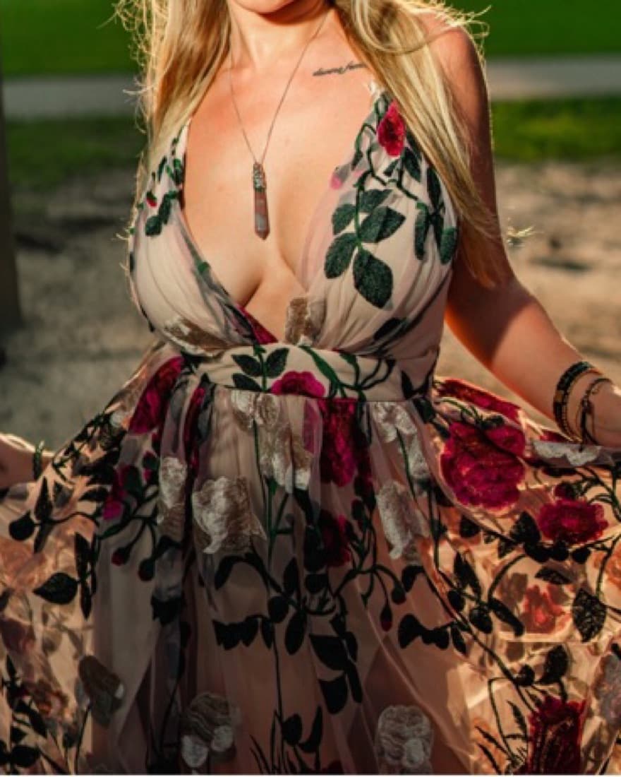 Windsor Floral Tule Maxi Dress/Gown💐 - Image 2
