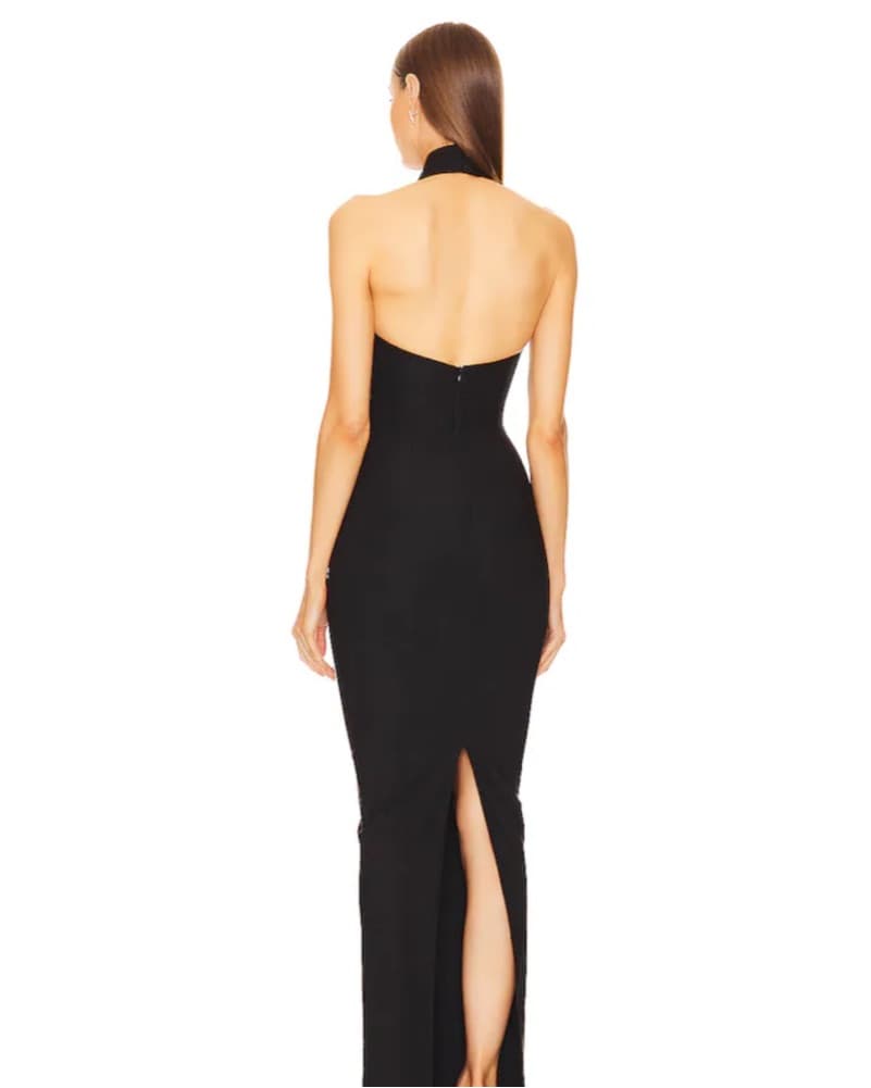 Revolve x Michael Costello Black Dress - Image 3