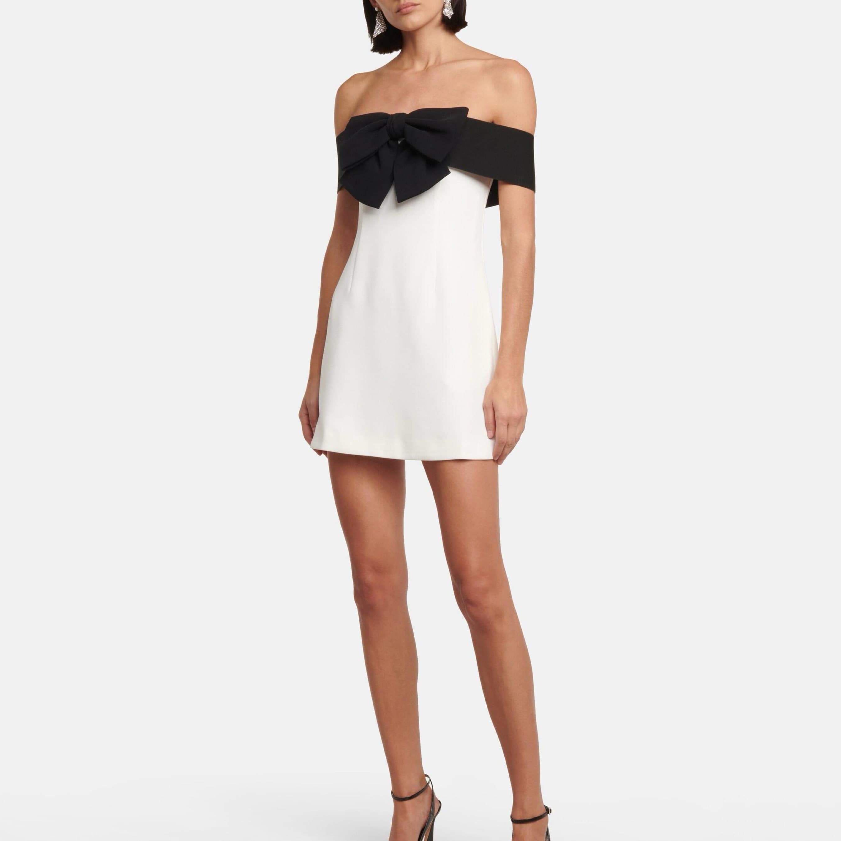 Self Portrait Bow Dress - Image 1
