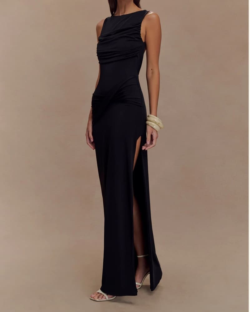 Black Meshki Gown - Image 2