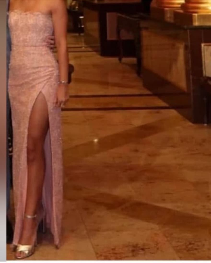 NBD Marry Gown in Peach Beige - Image 3