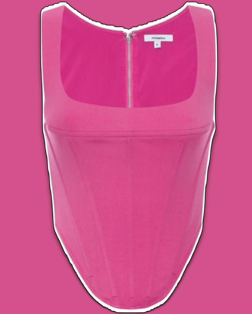 Miaou Fuschia Campbell Corset  - Image 2