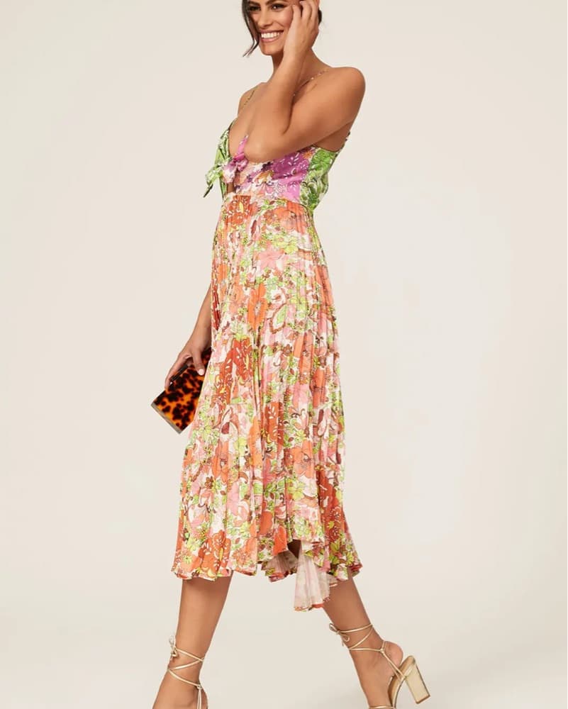 Delfi Collective Floral Midi Dress  - Image 1
