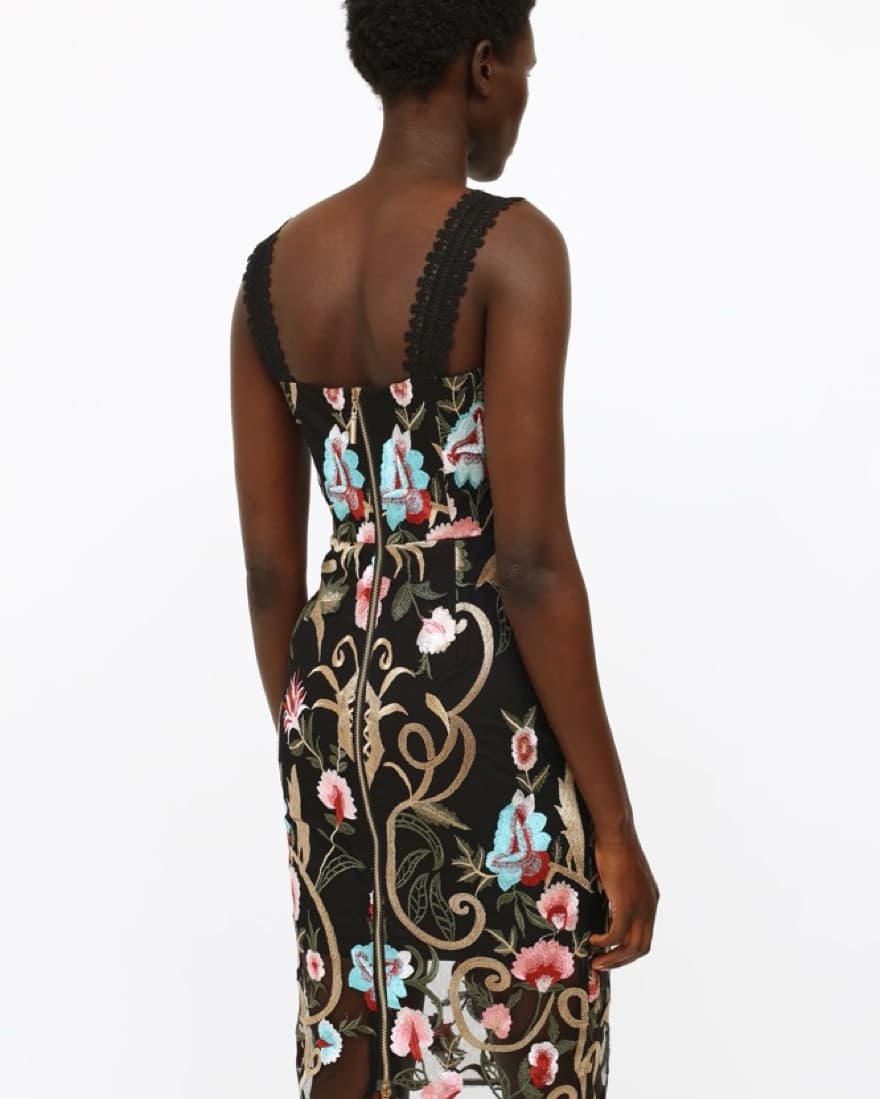 Bronx and Banco Agata Embroidered Dress - Image 3