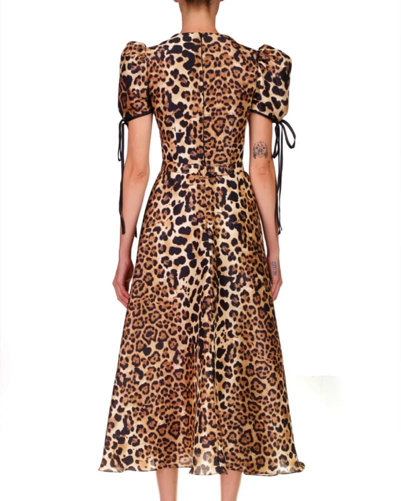 Rodarte Leopard Silk Dress  - Image 4