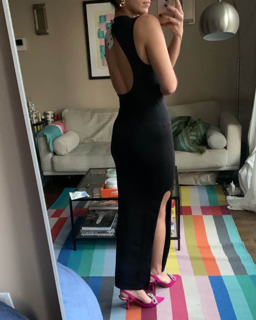 Simon Miller Asymmetrical Backless Dress - Image 2