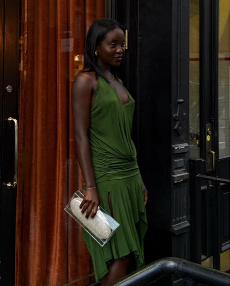 Vibrant Green Maxi Dress - Image 2