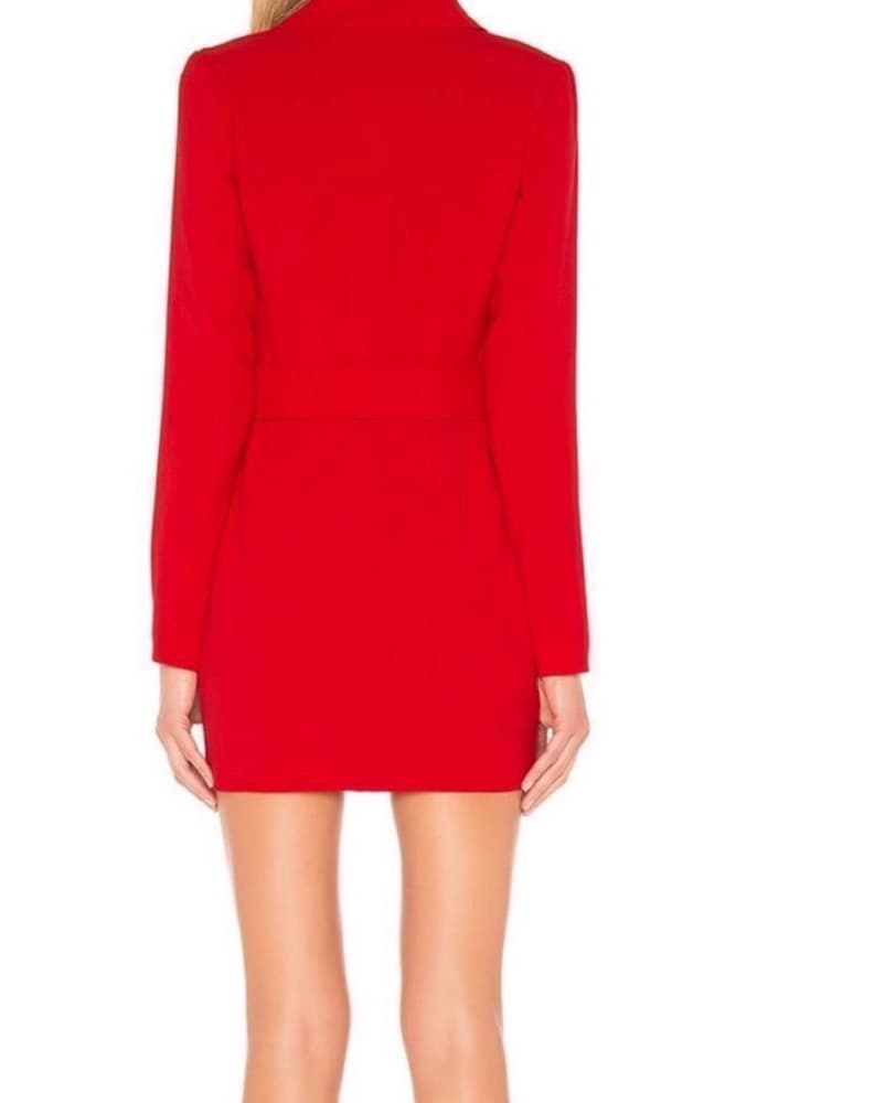 Superdown Red Blazer Dress - Image 3