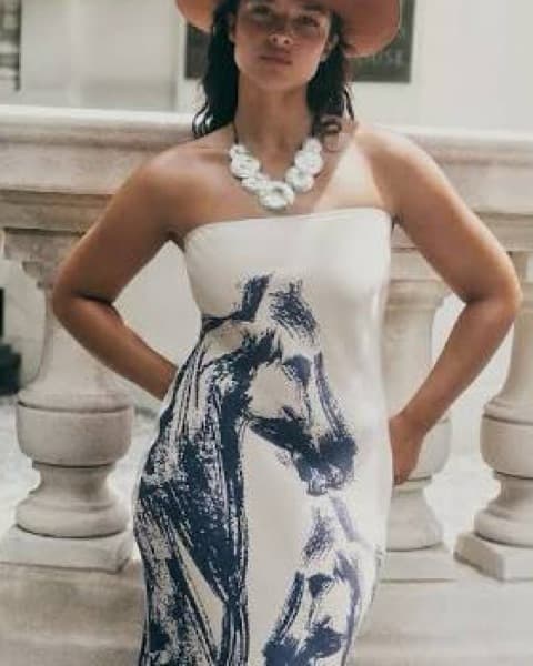 Antrho Horse Slip Dress - Image 3