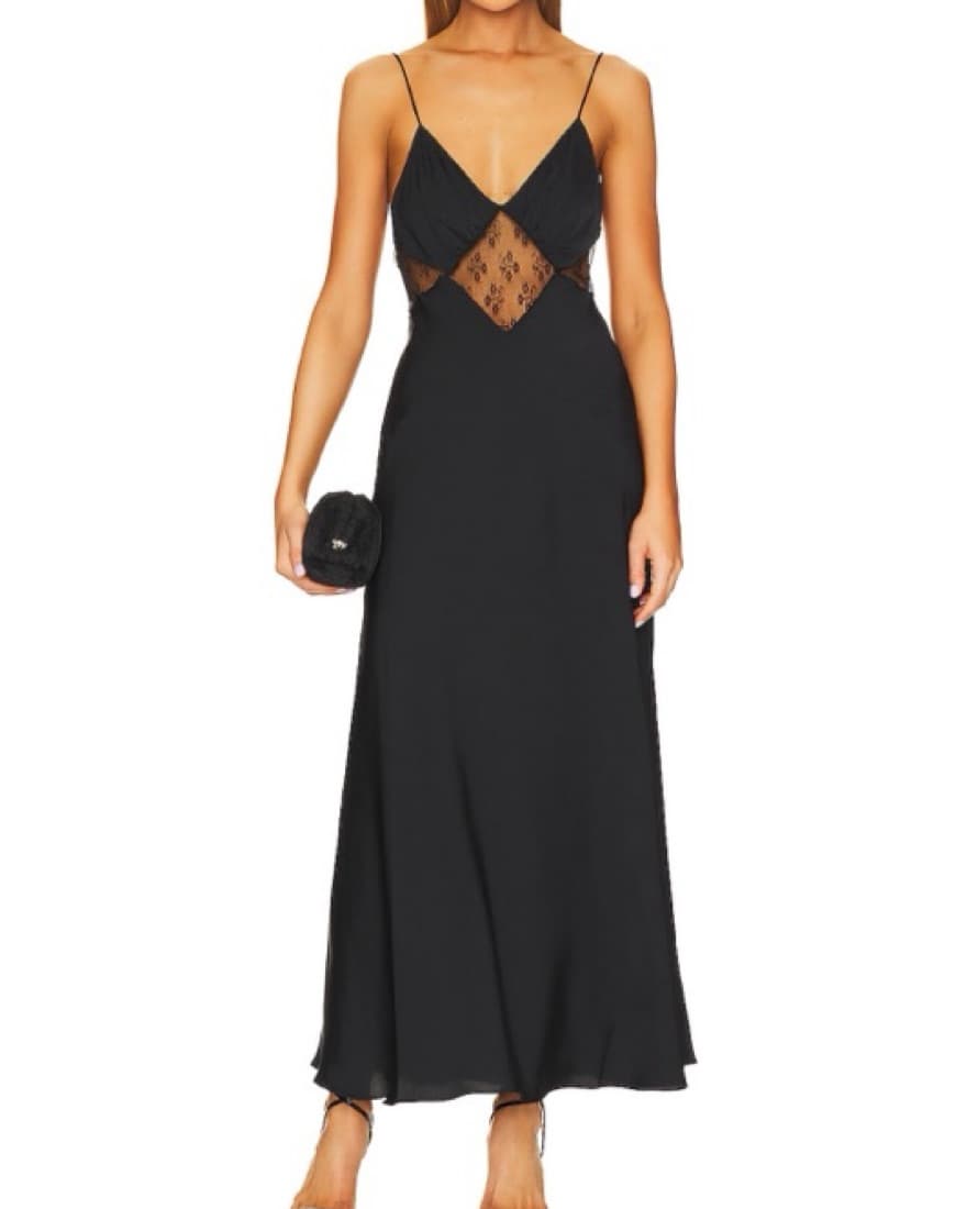 Favorite Daughter Silk Blace Lace Maxi - Image 1
