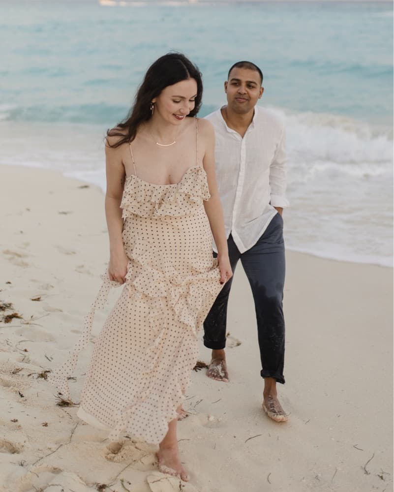 Mango Polka-dot Ruffled Midi Maxi Dress - Image 6