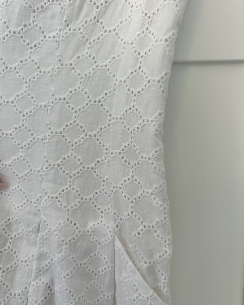 Ralph Lauren Drop Waist Eyelet Dress - Image 3