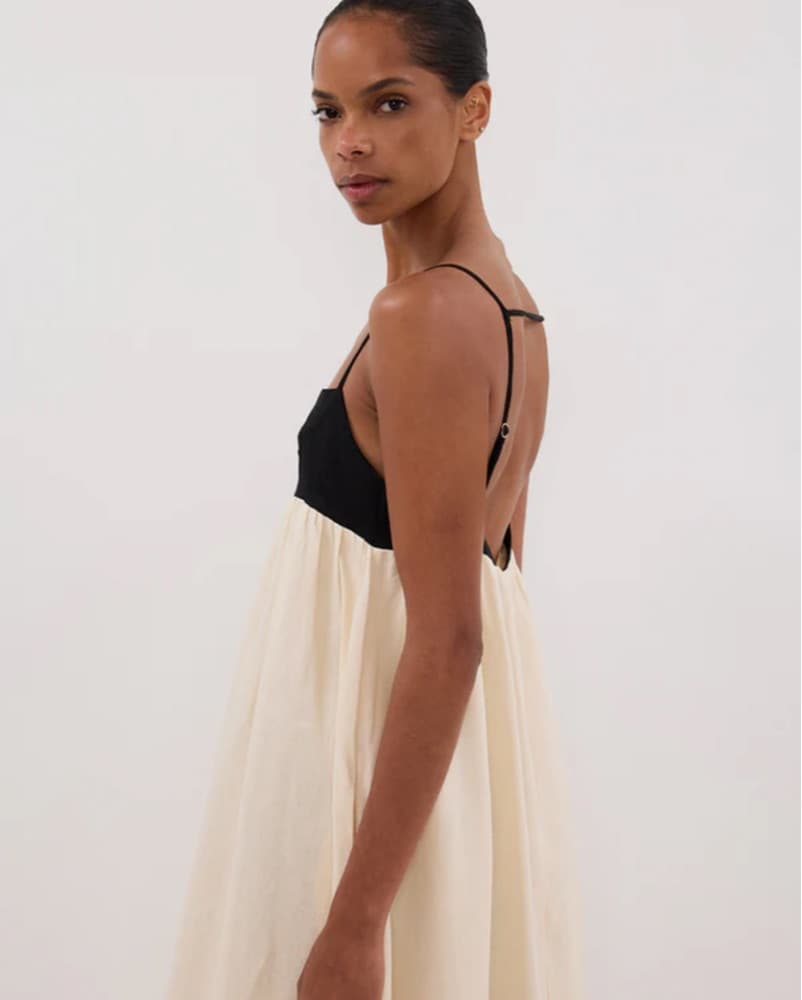 Dissh ELENA BUTTERMILK LINEN MAXI DRESS - Image 2