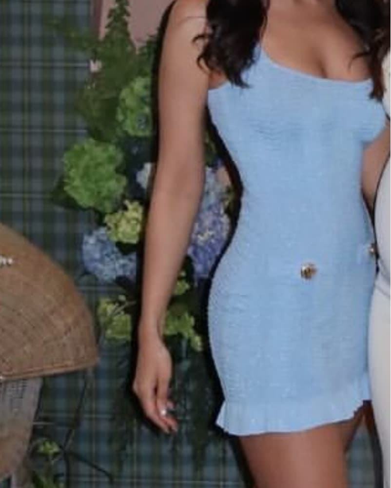 Ruched Sleeveless Mini Dress - Image 3