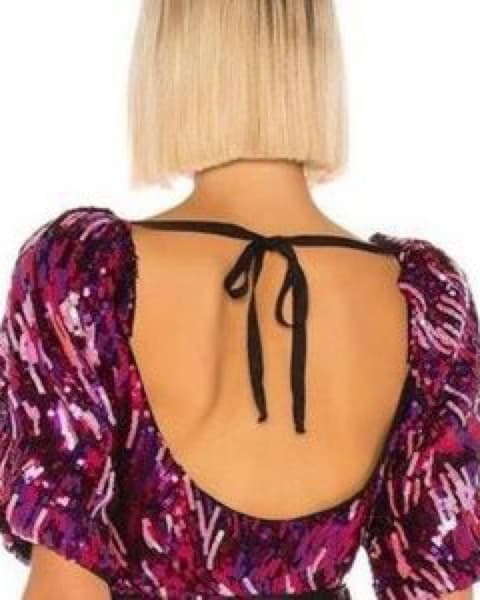 LPA sequin cross tie top  - Image 2