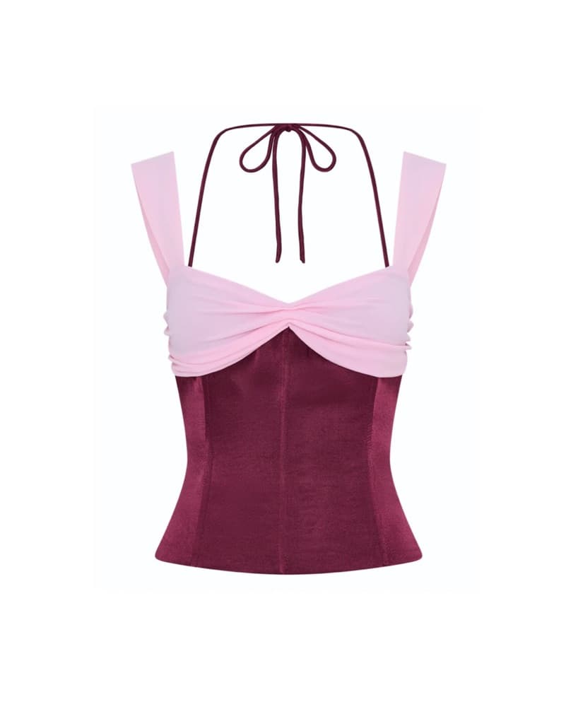 Pink And Purple I Am Delilah Corset Top - Image 1