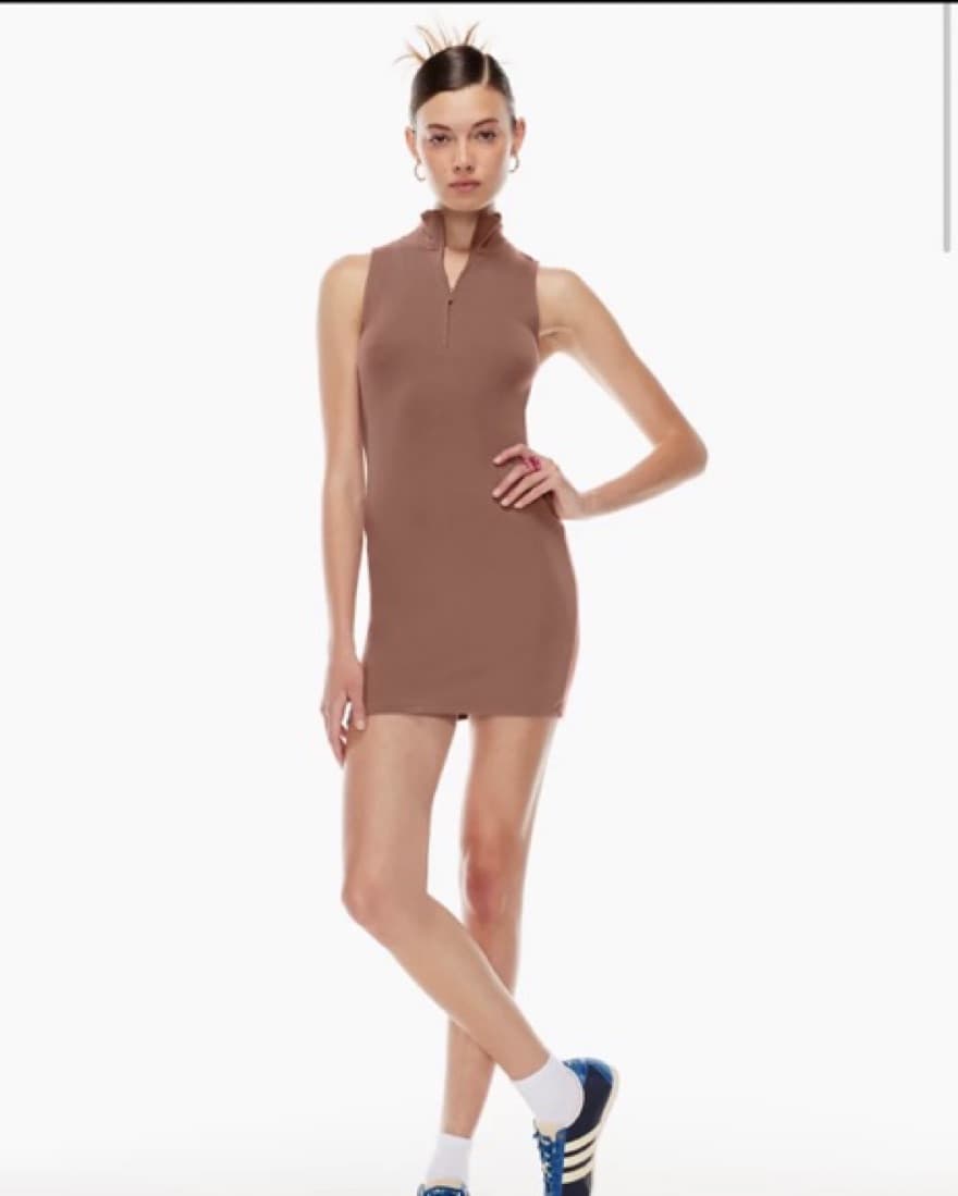 Aritzia Sunday Best 1/2 Zip Dress - Image 1