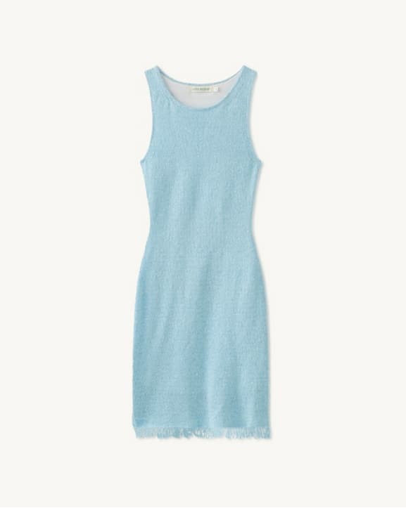 Natalia Mini Dress - Baia Blue Sequin - Image 1