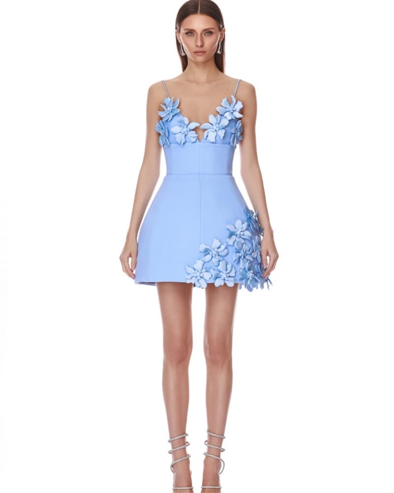 Bronx & Banco  Emma Powder Blue Floral  - Image 1