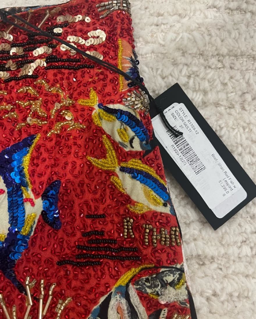 R13 Beaded Fish Short - Image 4