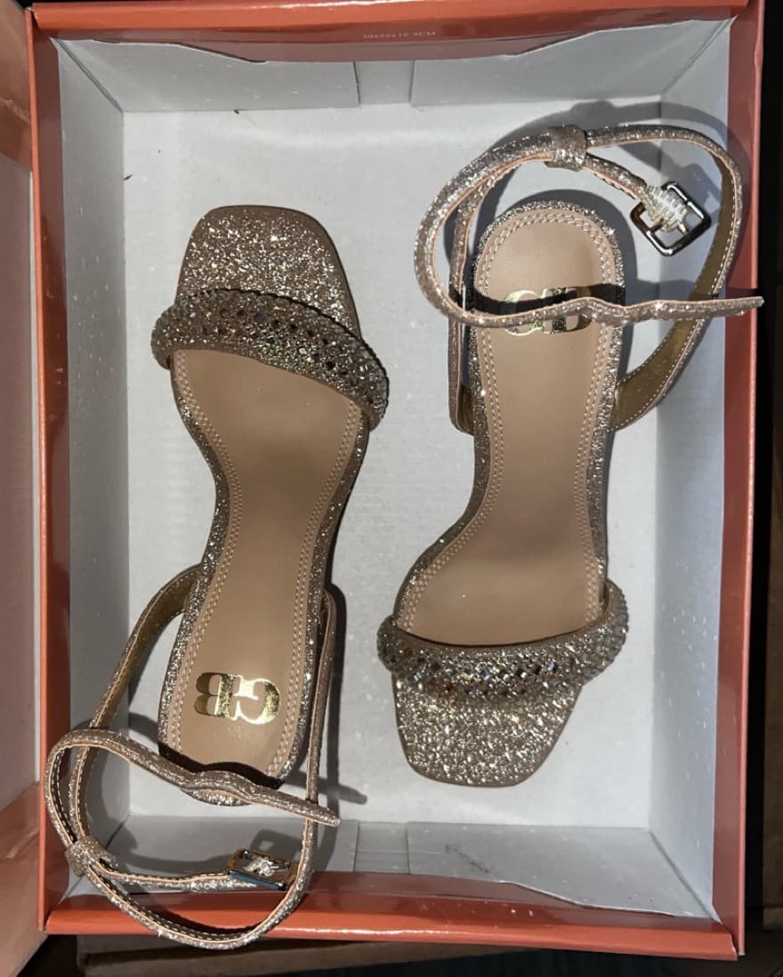 Gorgeous Glittering Ankle Strap Heels - Image 3