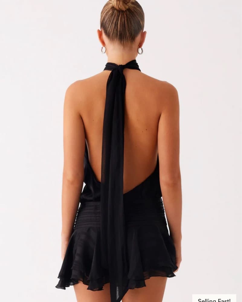 Pepper Mayo Chiffon Mini Dress  - Image 2