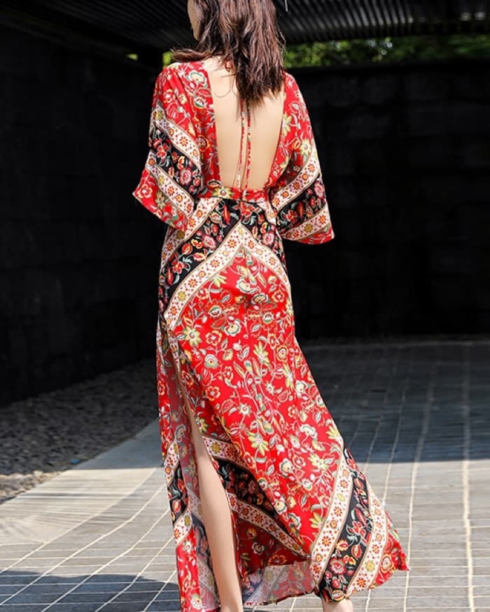 NWT vacation Dress Open Back  - Image 1