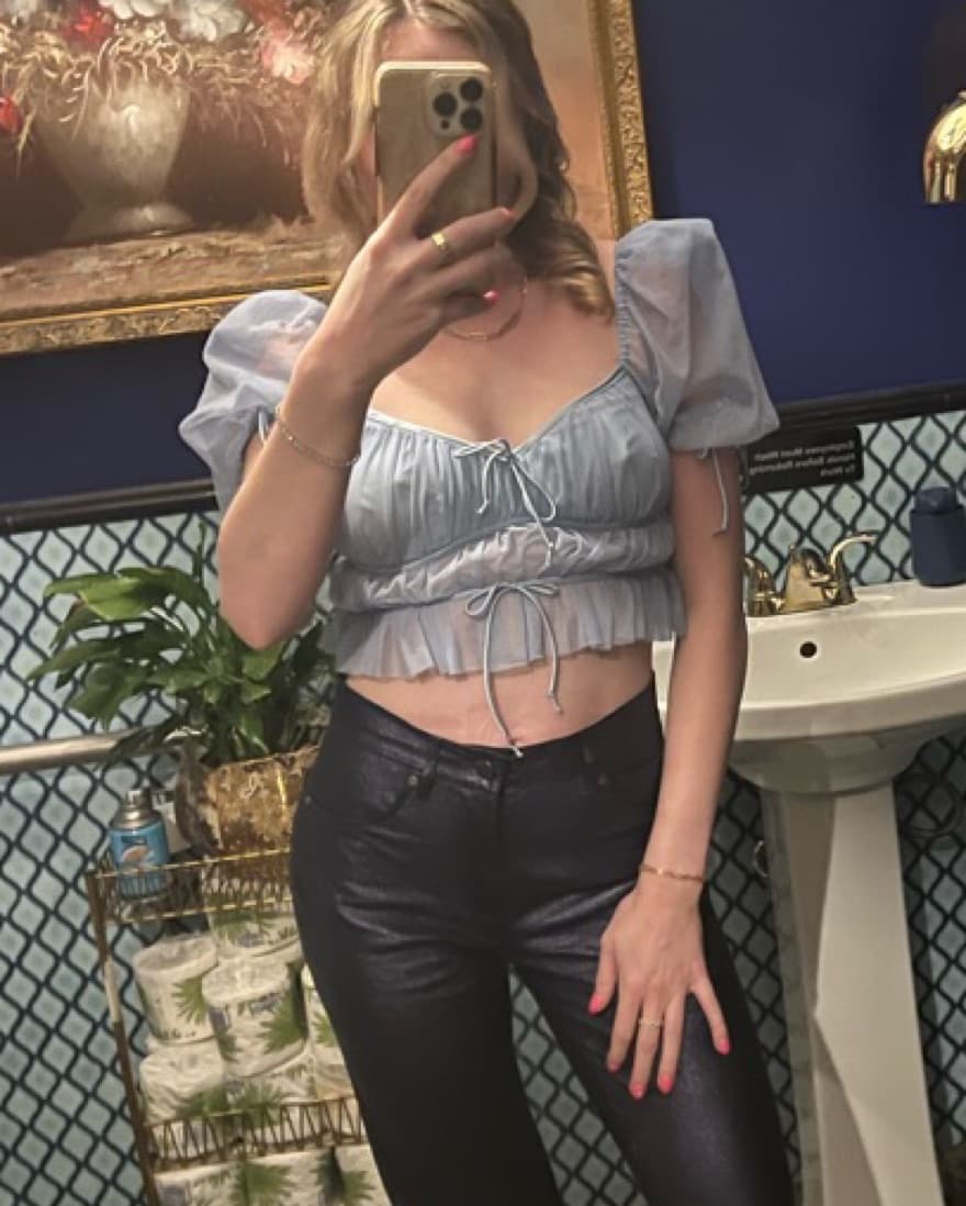 For Love And Lemons Puff Crop - Image 3