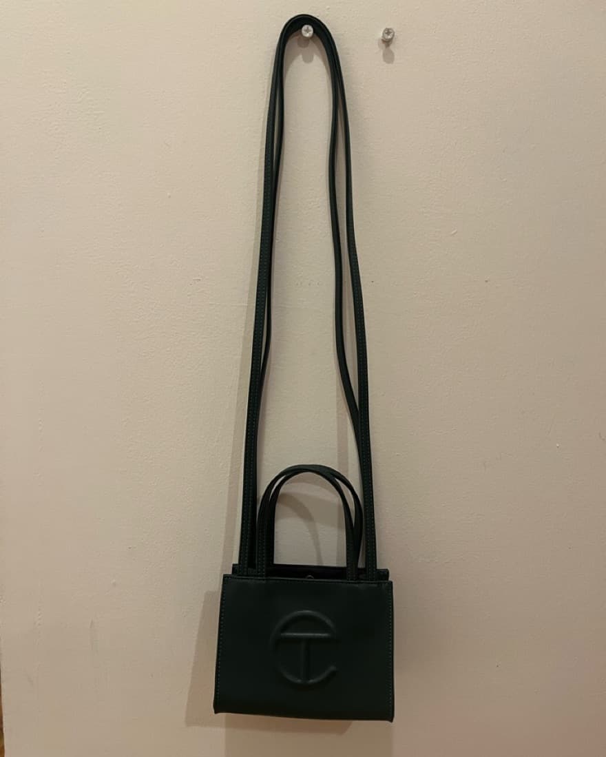 Telfar Small Dark Olive Shopping Bag - Image 2