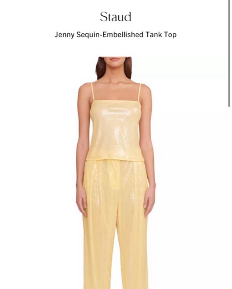 Staud Jenny Sequin Top - Image 2