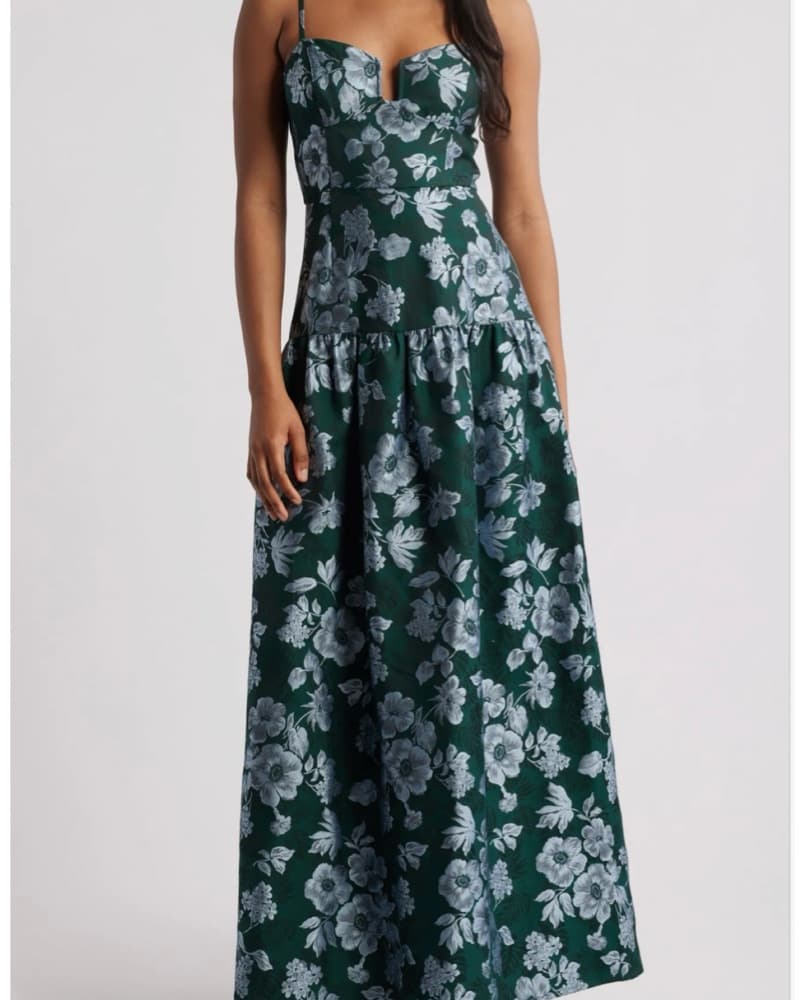Elegant Floral Maxi Dress - Image 1