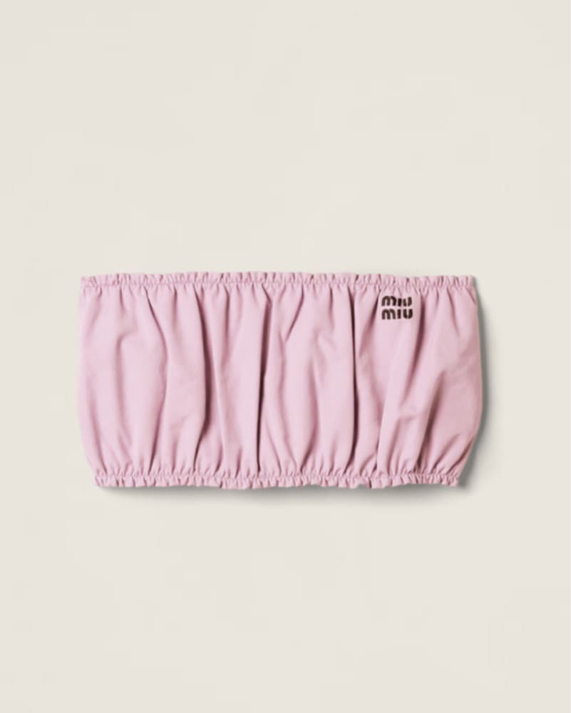 Miu Miu Poplin Top - Image 1