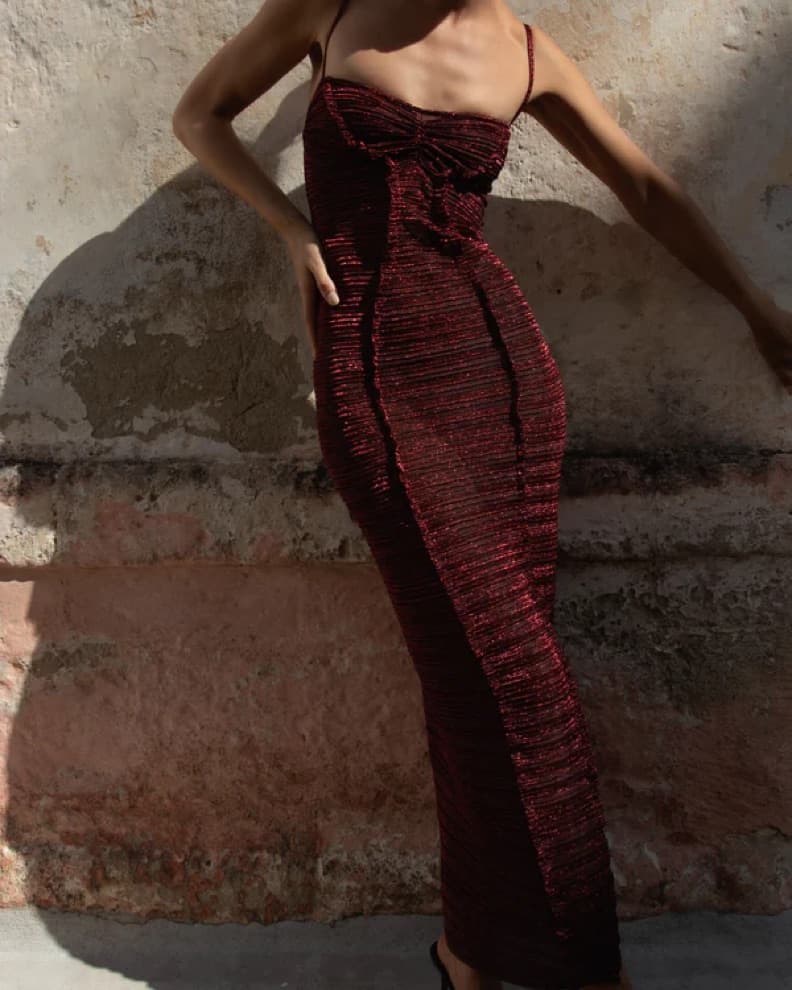 Georgia Hardinge The Element Dress Red - Image 3