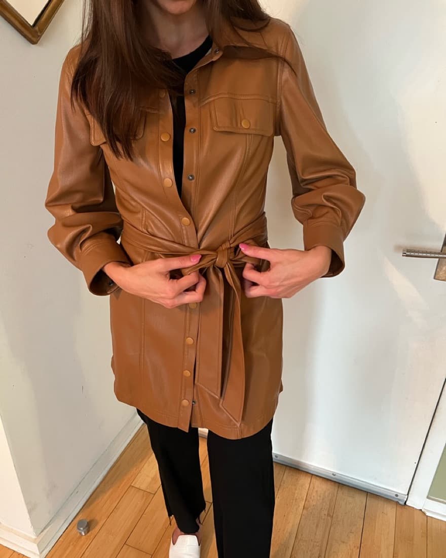 Alice&olivia VLeather Dress/Jacket - Image 4