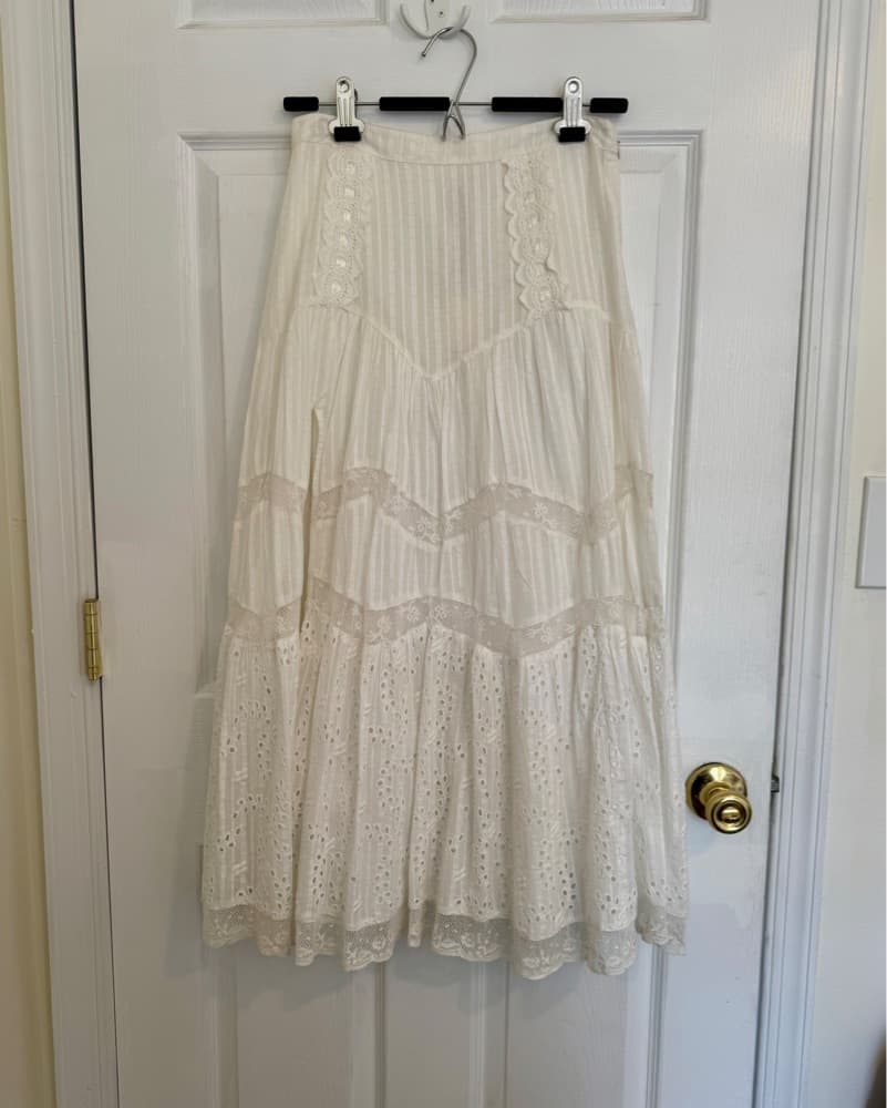 LoveShackFancy Meyer Midi Skirt - Image 3