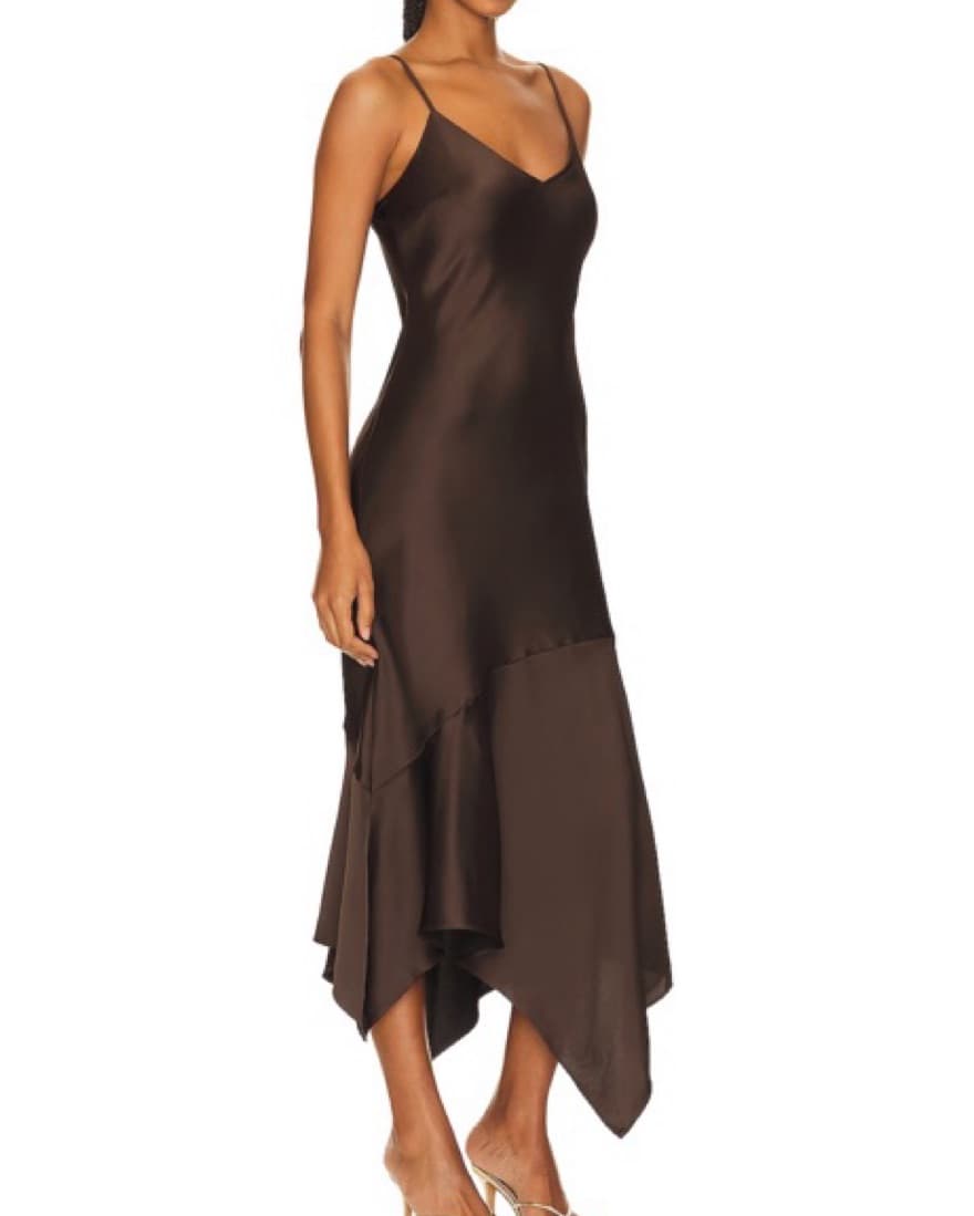 Steve Madden Brown Midi Slip Dress - Image 3