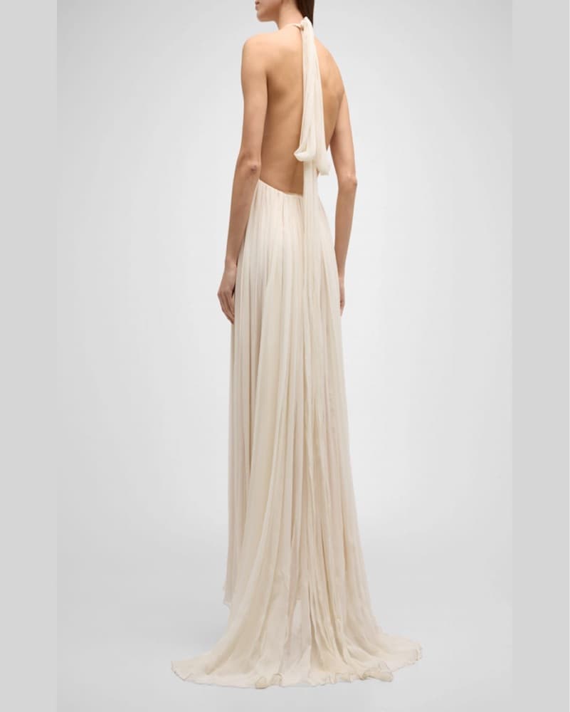 Oscar de la renta Organza Flower Gown - Image 6